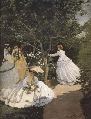 Claude Monet Women in the Garden (mk09) china oil painting image